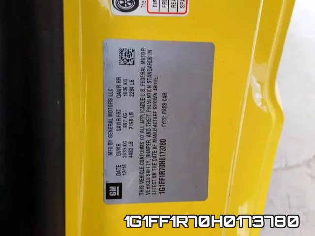 1G1FF1R70H0173780 фото 2