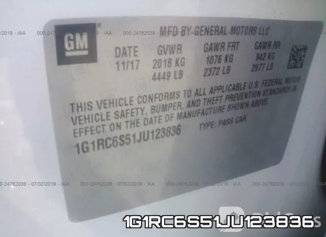 1G1RC6S51JU123836 фото 10