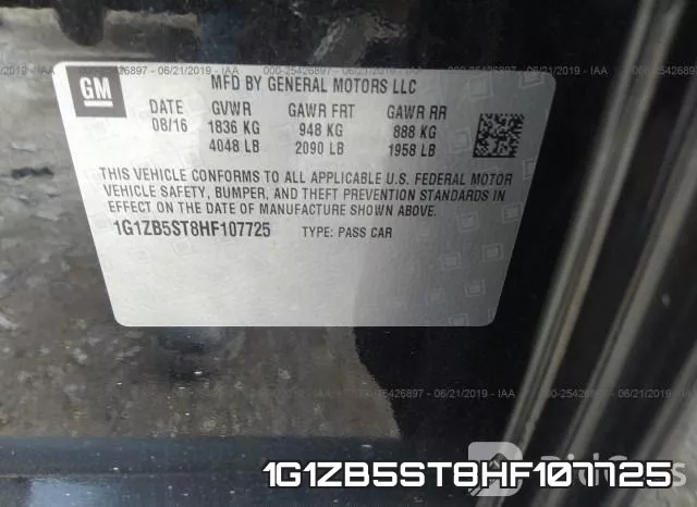 1G1ZB5ST8HF107725 фото 10