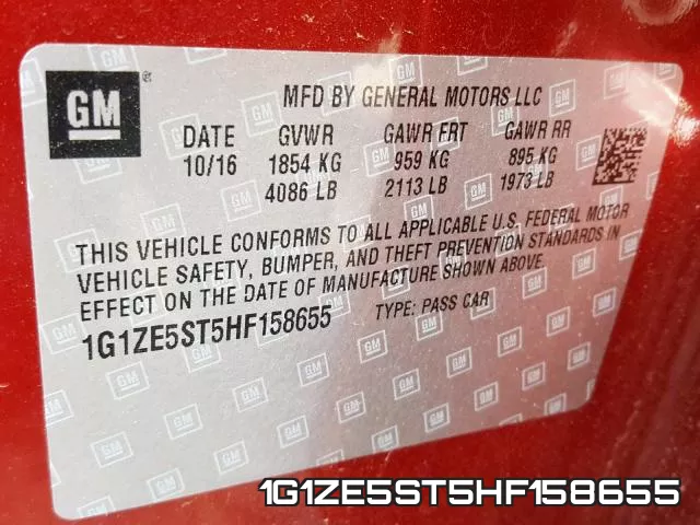1G1ZE5ST5HF158655 фото 2
