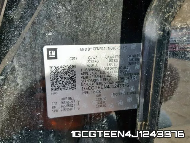 1GCGTEEN4J1243376 фото 2