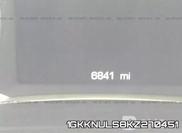 1GKKNULS8KZ270451 фото 8