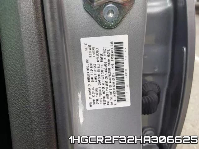1HGCR2F32HA306625 фото 2