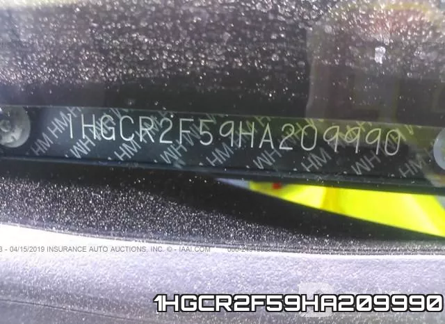 1HGCR2F59HA209990 фото 10