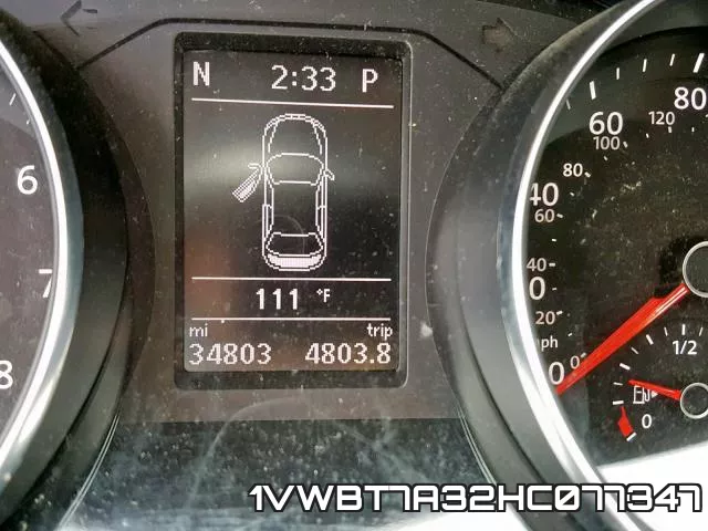 1VWBT7A32HC077347 фото 9
