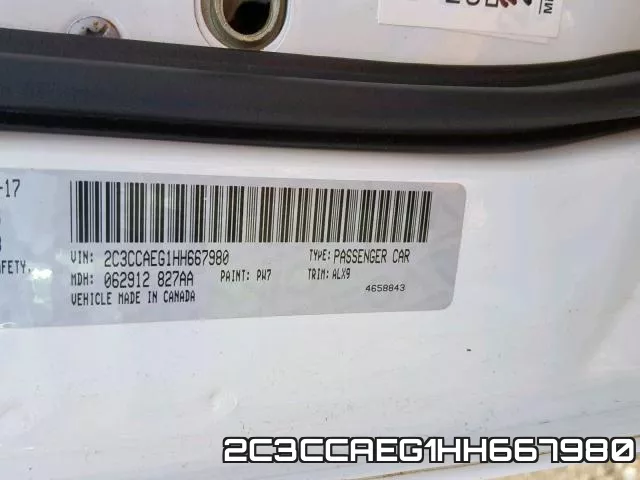 2C3CCAEG1HH667980 фото 2