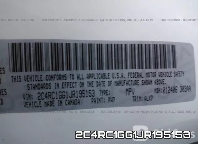 2C4RC1GG1JR195153 фото 10