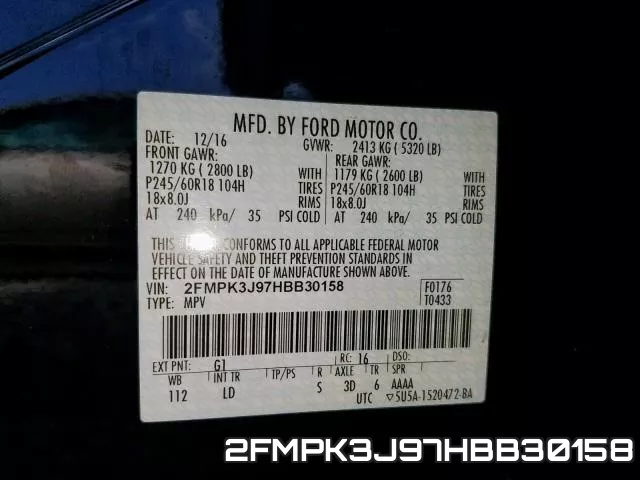 2FMPK3J97HBB30158 фото 2