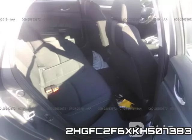 2HGFC2F6XKH507383 фото 9