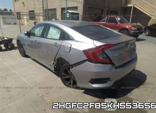 2HGFC2F85KH553656 фото 4