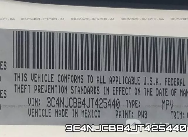 3C4NJCBB4JT425440 фото 10