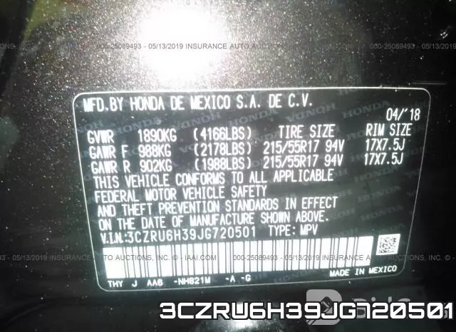 3CZRU6H39JG720501 фото 10