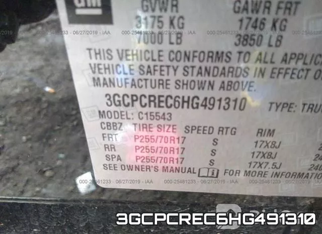 3GCPCREC6HG491310 фото 10