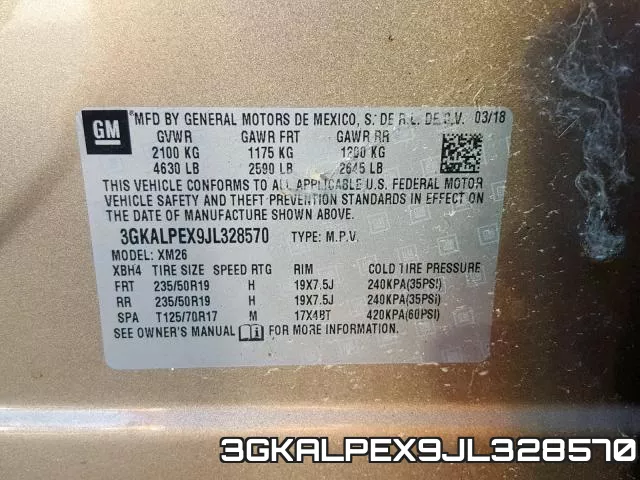 3GKALPEX9JL328570 фото 2