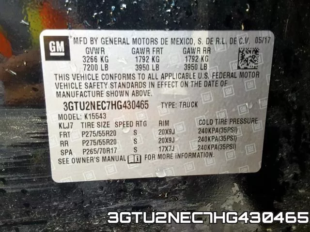 3GTU2NEC7HG430465 фото 2