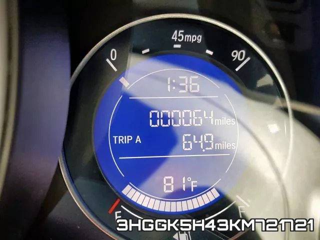 3HGGK5H43KM721721 фото 9
