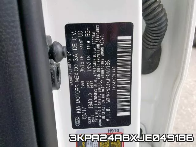 3KPA24ABXJE049186 фото 2