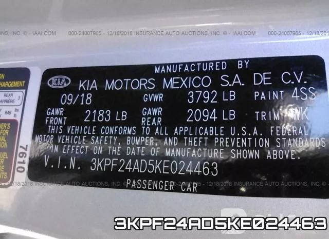 3KPF24AD5KE024463 фото 10