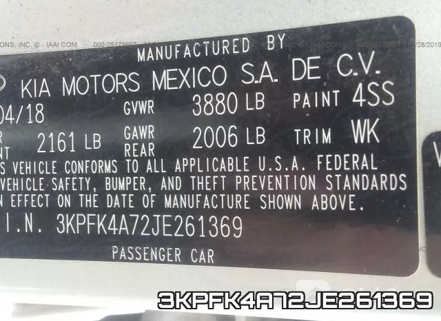 3KPFK4A72JE261369 фото 10