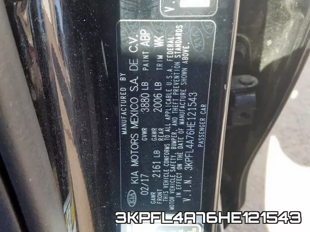 3KPFL4A76HE121543 фото 2