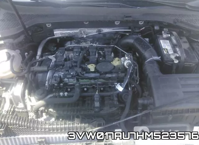 3VW017AU7HM523576 фото 2