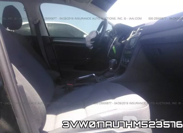 3VW017AU7HM523576 фото 6