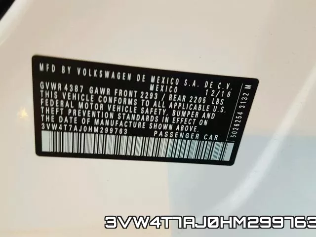 3VW4T7AJ0HM299763 фото 2
