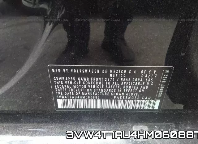 3VW4T7AU4HM060887 фото 10