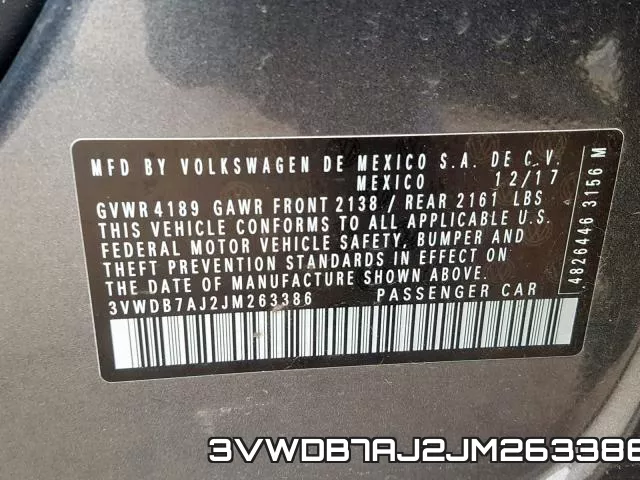 3VWDB7AJ2JM263386 фото 2