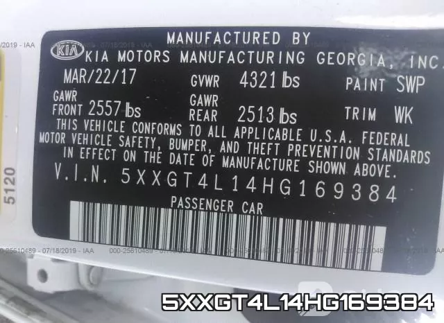5XXGT4L14HG169384 фото 10