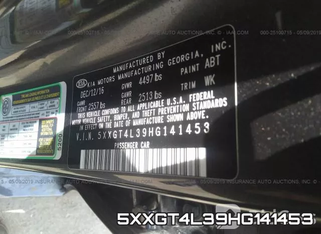 5XXGT4L39HG141453 фото 10