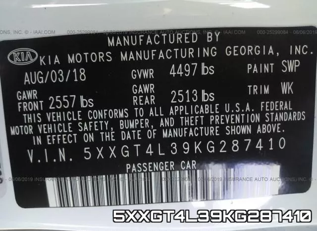5XXGT4L39KG287410 фото 10