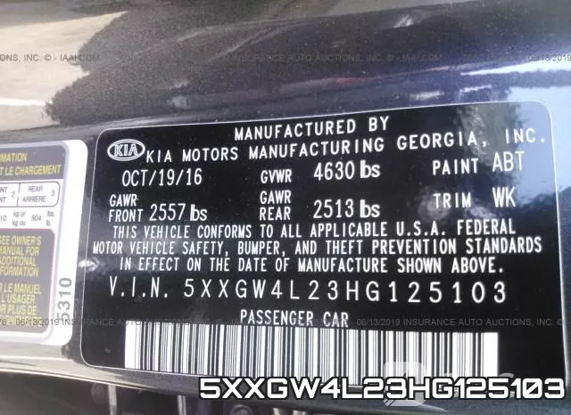 5XXGW4L23HG125103 фото 10