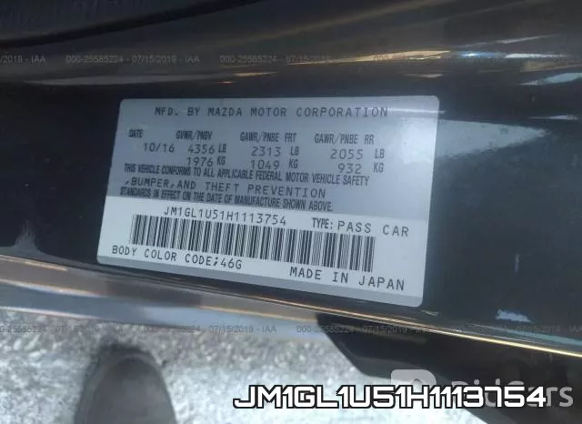 JM1GL1U51H1113754 фото 10