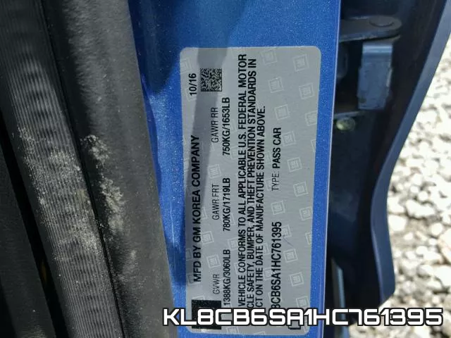 KL8CB6SA1HC761395 фото 2