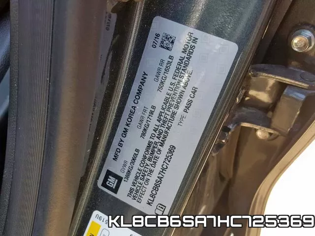 KL8CB6SA7HC725369 фото 2