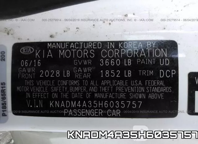 KNADM4A35H6035757 фото 10