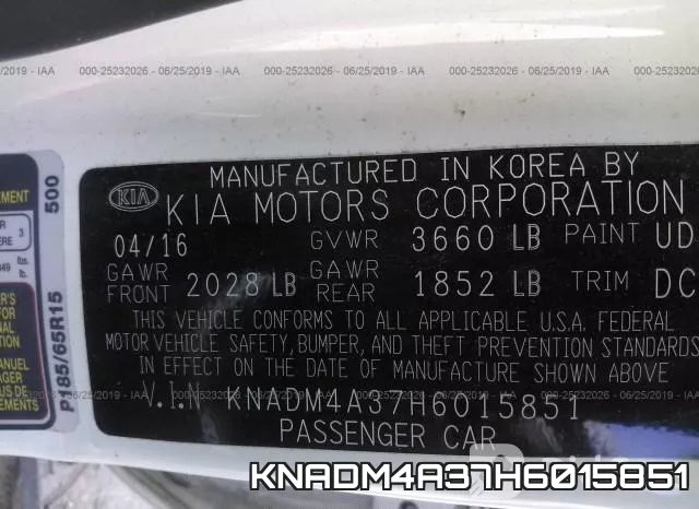 KNADM4A37H6015851 фото 10