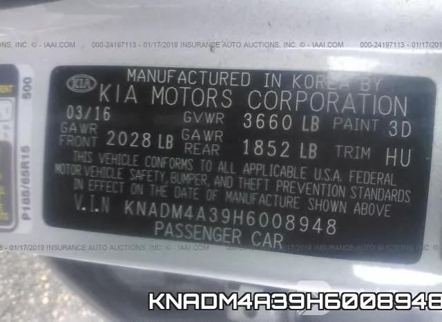KNADM4A39H6008948 фото 10