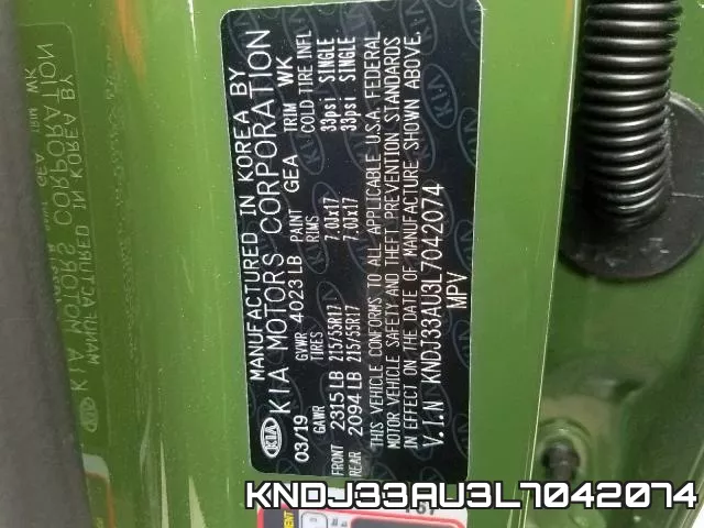 KNDJ33AU3L7042074 фото 2