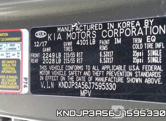 KNDJP3A56J7595330 фото 10