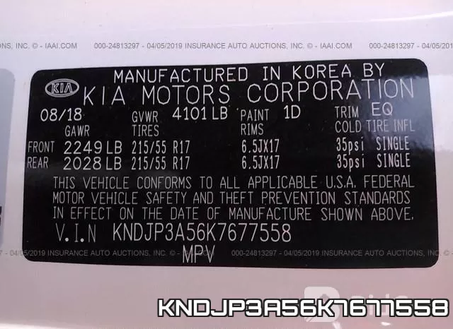 KNDJP3A56K7677558 фото 10