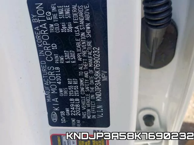 KNDJP3A58K7690232 фото 2