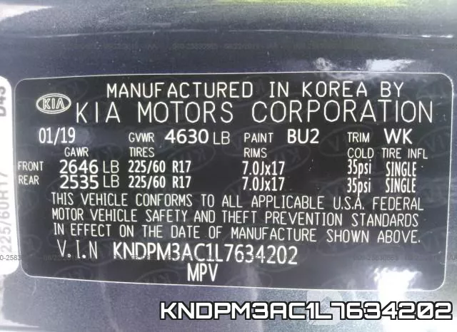 KNDPM3AC1L7634202 фото 10