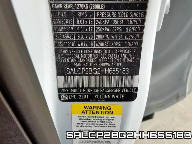 SALCP2BG2HH655183 фото 2
