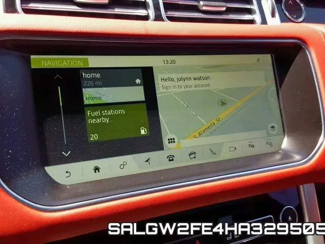SALGW2FE4HA329505 фото 10