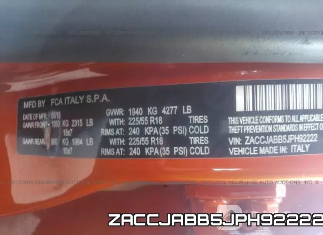 ZACCJABB5JPH92222 фото 10
