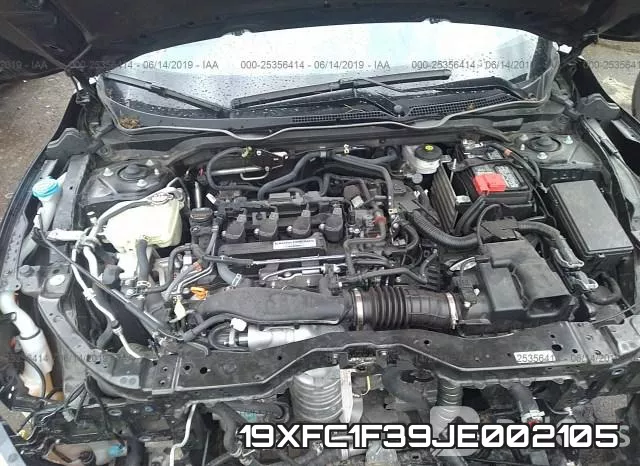 19XFC1F39JE002105 фото 2