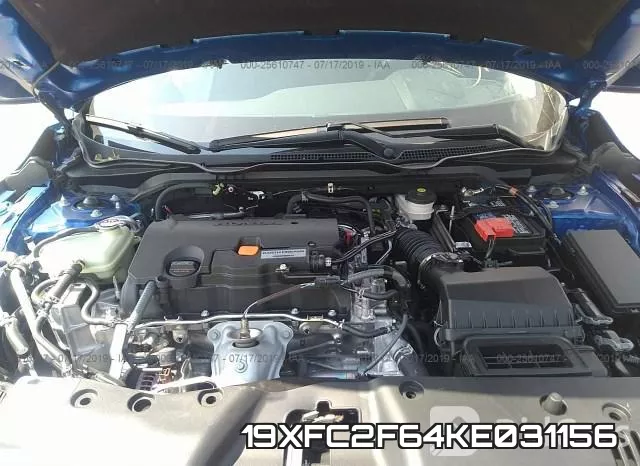 19XFC2F64KE031156 фото 2