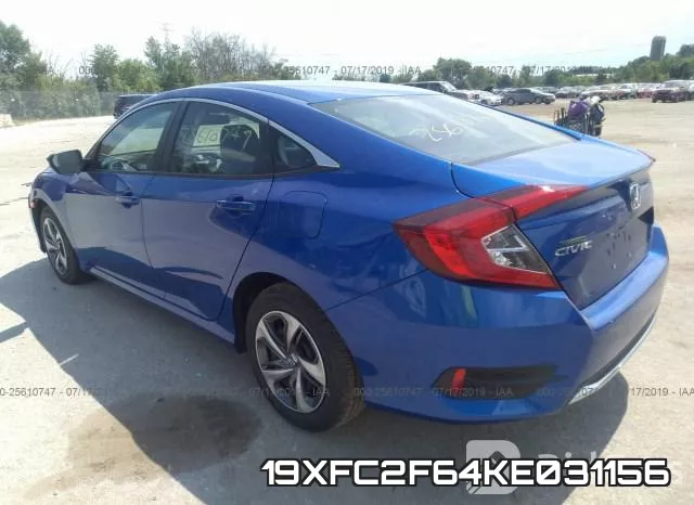 19XFC2F64KE031156 фото 4